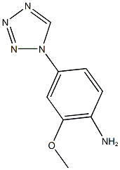 2-methoxy-4-(1H-tetrazol-1-yl)aniline(SALTDATA: FREE) CAS#: 893775-64-9