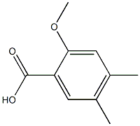2-methoxy-4,5-dimethyl-benzoic acid CAS#: 91061-36-8