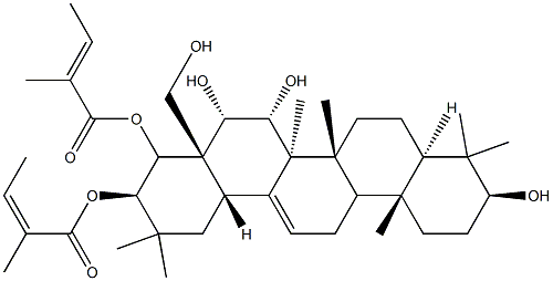 21,22-di-O-angeloyl-R(1)-barrigenol CAS#: 92948-00-0