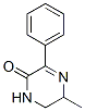 2(1H)-Pyrazinone,5,6-dihydro-5(or6)-methyl-3-phenyl-(7CI) CAS#: 94934-44-8