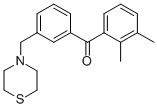 2,3-DIMETHYL-3'-THIOMORPHOLINOMETHYL BENZOPHENONE CAS#: 898763-11-6