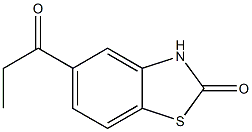 2(3H)-Benzothiazolone,5-(1-oxopropyl)-(9CI) CAS#: 95657-81-1