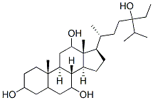 24-Ethylcholestane-3,7,12,24-tetrol CAS#: 93522-97-5