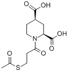2,4-Piperidinedicarboxylic acid, 1-(3-(acetylthio)-1-oxopropyl)-, cis- CAS#: 94769-27-4
