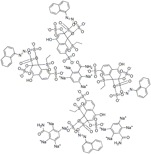 2,7-Naphthalenedisulfonic acid, 5-(benzoylamino)-4-hydroxy-3-1-sulfo-6-2-(sulfooxy)ethylsulfonyl-2-naphthalenylazo-, tetrasodium salt CAS#: 98114-32-0