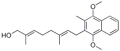 (2E,6E)-8-(1,4-Dimethoxy-3-methylnaphthalen-2-yl)-2,6-dimethylocta-2,6-dien-1-ol CAS#: 94828-05-4