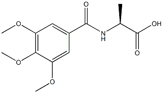 (2S)-2-[(3,4,5-TRIMETHOXYBENZOYL)AMINO]PROPANOIC ACID CAS#: 93709-67-2