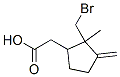 2(bromomethyl)-2-methyl-3-methylenecyclopentaneacetic acid CAS#: 98049-45-7