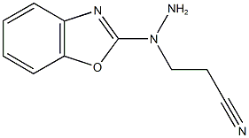 3-(1-(2-benzoxazolyl)hydrazino)propanenitrile CAS#: 93794-06-0