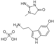 3-(2-AMINOETHYL)-5-HYDROXYINDOLE CREATININE SULFATE COMPLEX CAS#: 971-74-4