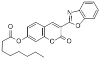 3-(2-BENZOXAZOLYL)-7-OCTANOYLOXYCOUMARIN CAS#: 97004-80-3