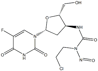 3'-(3-(2-chloroethyl)-3-nitrosoureido)-2',3'-dideoxy-5-fluorouridine CAS#: 96699-71-7