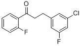 3-(3-CHLORO-5-FLUOROPHENYL)-2'-FLUOROPROPIOPHENONE CAS#: 898750-94-2