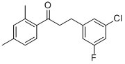 3-(3-CHLORO-5-FLUOROPHENYL)-2',4'-DIMETHYLPROPIOPHENONE CAS#: 898750-67-9
