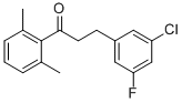 3-(3-CHLORO-5-FLUOROPHENYL)-2',6'-DIMETHYLPROPIOPHENONE CAS#: 898750-73-7