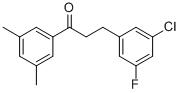 3-(3-CHLORO-5-FLUOROPHENYL)-3',5'-DIMETHYLPROPIOPHENONE CAS#: 898750-79-3