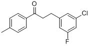 3-(3-CHLORO-5-FLUOROPHENYL)-4'-METHYLPROPIOPHENONE CAS#: 898750-10-2