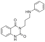 3-(3-PHENYLAMINO-PROPYL)-1H-QUINAZOLINE-2,4-DIONE CAS#: 94507-33-2