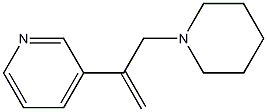 3-(3-(Piperidin-1-yl)prop-1-en-2-yl)pyridine CAS#: 94356-83-9
