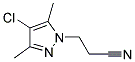 3-(4-CHLORO-3,5-DIMETHYL-PYRAZOL-1-YL)-PROPIONITRILE CAS#: 90006-65-8
