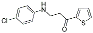 3-(4-CHLOROANILINO)-1-(2-THIENYL)-1-PROPANONE CAS#: 93523-12-7
