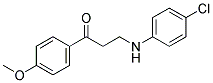 3-(4-CHLOROANILINO)-1-(4-METHOXYPHENYL)-1-PROPANONE CAS#: 95886-08-1