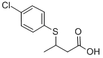 3-(4-CHLOROPHENYLTHIO)BUTYRIC ACID CAS#: 90919-34-9