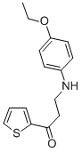 3-(4-ETHOXYANILINO)-1-(2-THIENYL)-1-PROPANONE CAS#: 93523-19-4