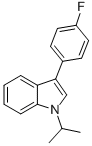 3-(4-Fluorophenyl)-1-isopropyl-1H-indole CAS#: 93957-49-4