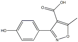 3-(4-Hydroxyphenyl)-5-Methylisoxazole-4-carboxylic Acid CAS#: 92286-62-9