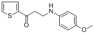 3-(4-METHOXYANILINO)-1-(2-THIENYL)-1-PROPANONE CAS#: 93523-16-1