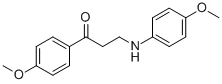 3-(4-METHOXYANILINO)-1-(4-METHOXYPHENYL)-1-PROPANONE CAS#: 95886-06-9