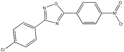 3-(4-chlorophenyl)-5-{4-nitrophenyl}-1,2,4-oxadiazole CAS#: 96898-37-2