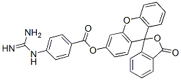 3'-(4-guanidinobenzoyloxy)spiro(isobenzofuran-1-(3H),9'-(9H)xanthen)-3-one CAS#: 97165-32-7