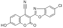 3-(5-CHLORO-2-BENZOXAZOLYL)-4-CYANO-7-HYDROXYCOUMARIN CAS#: 97477-81-1
