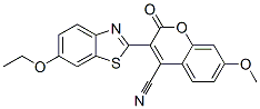3-(6-ethoxybenzothiazol-2-yl)-7-methoxy-2-oxo-2H-1-benzopyran-4-carbonitrile CAS#: 90146-05-7