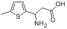 3-AMINO-3-(5-METHYL-THIOPHEN-2-YL)-PROPIONIC ACID CAS#: 98593-60-3