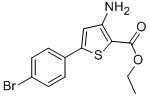 3-AMINO-5-(4-BROMO-PHENYL)-THIOPHENE-2-CARBOXYLIC ACID ETHYL ESTER CAS#: 91076-96-9