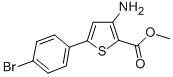 3-AMINO-5-(4-BROMOPHENYL)THIOPHENE-2-CARBOXYLIC ACID METHYL ESTER CAS#: 91076-95-8
