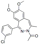 3-Acetyl-1-(3-chlorophenyl)-7,8-dimethoxy-4-methyl-3H-2,3-benzodiazepi ne CAS#: 90140-68-4