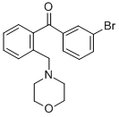 3'-BROMO-2-MORPHOLINOMETHYL BENZOPHENONE CAS#: 898750-29-3