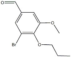 3-BROMO-5-METHOXY-4-PROPOXY-BENZALDEHYDE CAS#: 91335-52-3