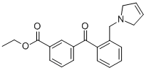 3'-CARBOETHOXY-2-(3-PYRROLINOMETHYL) BENZOPHENONE CAS#: 898762-99-7