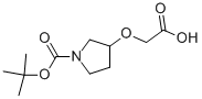 3-CARBOXYMETHOXY-PYRROLIDINE-1-CARBOXYLIC ACID TERT-BUTYL ESTER CAS#: 889952-88-9
