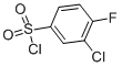3-CHLORO-4-FLUOROBENZENESULFONYL CHLORIDE CAS#: 91170-93-3
