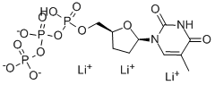 3'-DEOXYTHYMIDINE 5'-TRIPHOSPHATE TRILITHIUM SALT* CAS#: 93939-78-7
