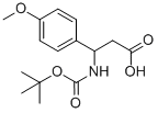 3-N-Boc-Amino-3-(4-methoxyphenyl)propionic acid CAS#: 96363-20-1