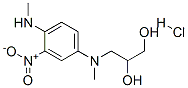 3-(N-methyl-N-(4-methylamino-3-nitrophenyl)amino)propane-1,2-diol hydrochloride CAS#: 93633-79-5