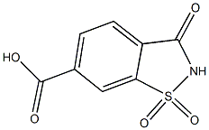 3-OXO-2,3-DIHYDRO-1,2-BENZISOTHIAZOLE-6-CARBOXYLIC ACID 1,1-DIOXIDE CAS#: 90779-46-7