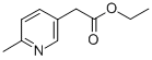 3-PYRIDINEACETIC ACID, 6-METHYL-,ETHYL ESTER CAS#: 91843-27-5
